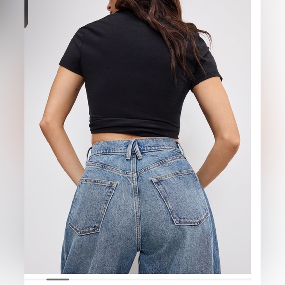 Good American Good Extreme Barrel Jeans - Picture 2 of 8